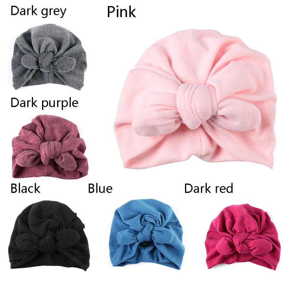 LAY Mũ Turban Thắt Nút Tai Thỏ Phong Cách Ấn Độ Cho Bé