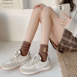 Tất gấu thêu cổ thường