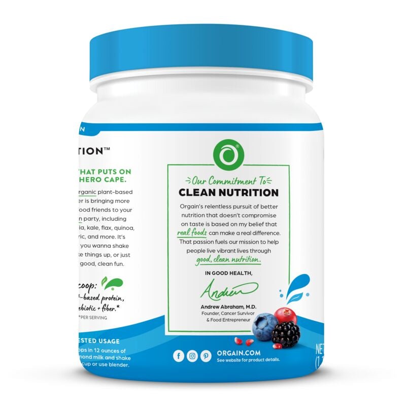 Orgain Bột đạm thực vật hữu cơ Organic Protein Superfoods 510g
