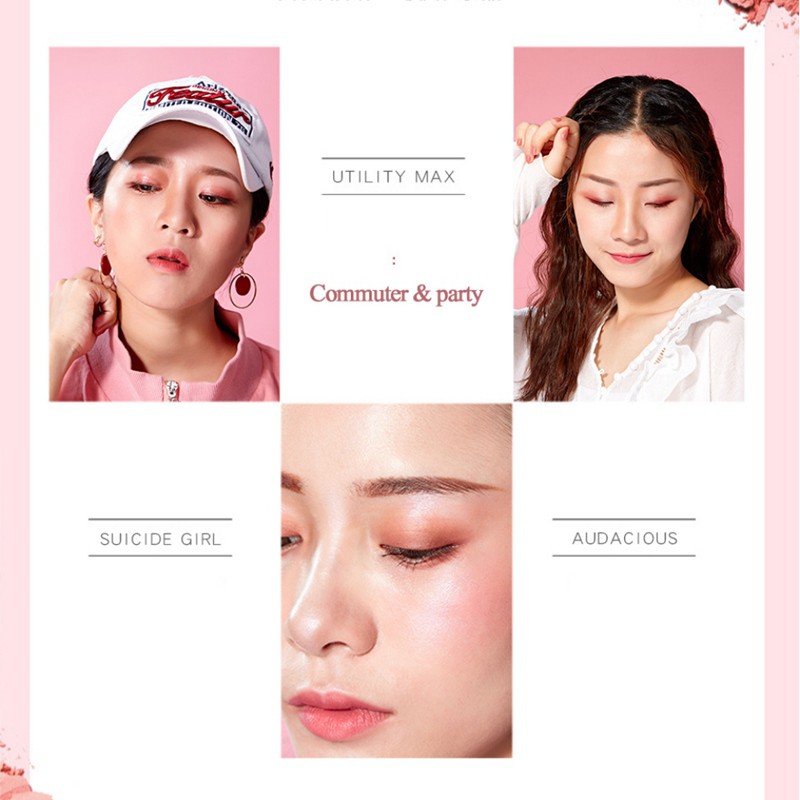 [Hàng mới về] Bảng phấn má hồng 9 màu chống nước chống nhòe lâu trôi | BigBuy360 - bigbuy360.vn