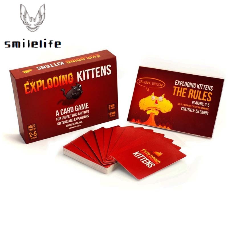 Bộ Thẻ Bài Trò Chơi Exploding Kittens Explicit Content