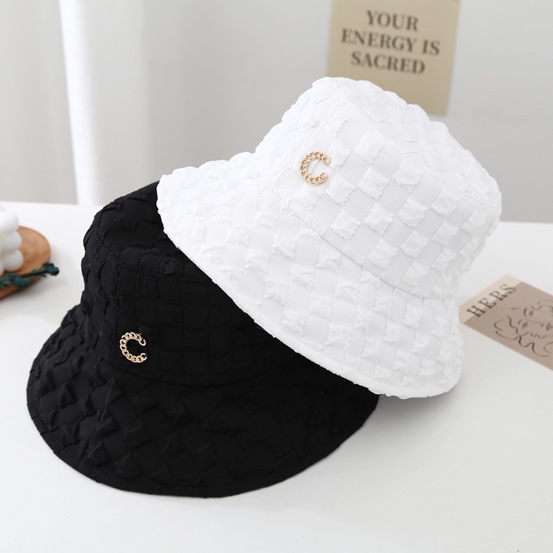 Nón bucket vành dập nổi dành cho nữ