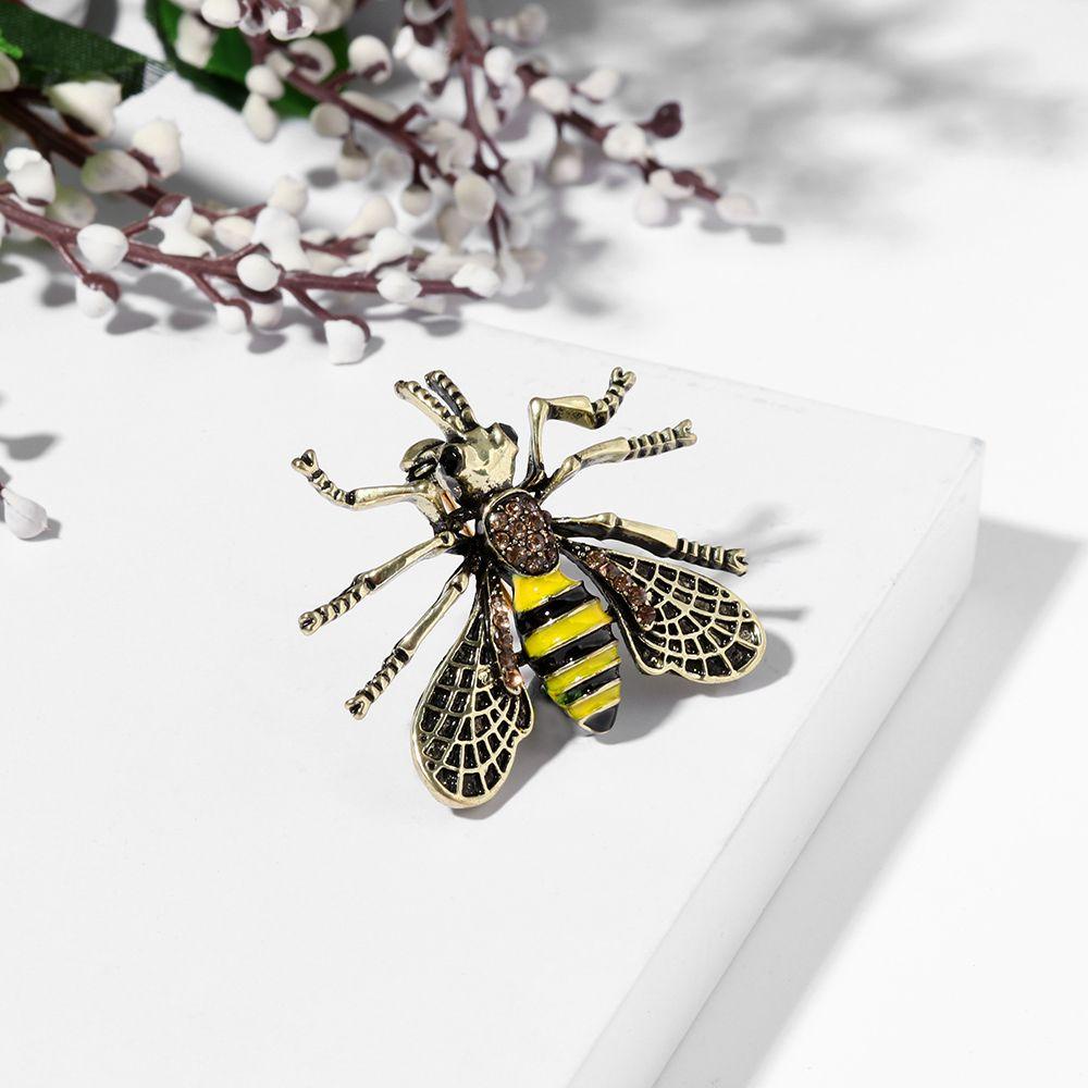 Ghim Cài Áo Hình Bumblebee Độc Đáo|Phụ Kiện Trang Trí Cổ Áo Sơ Mi Tráng Men Anima