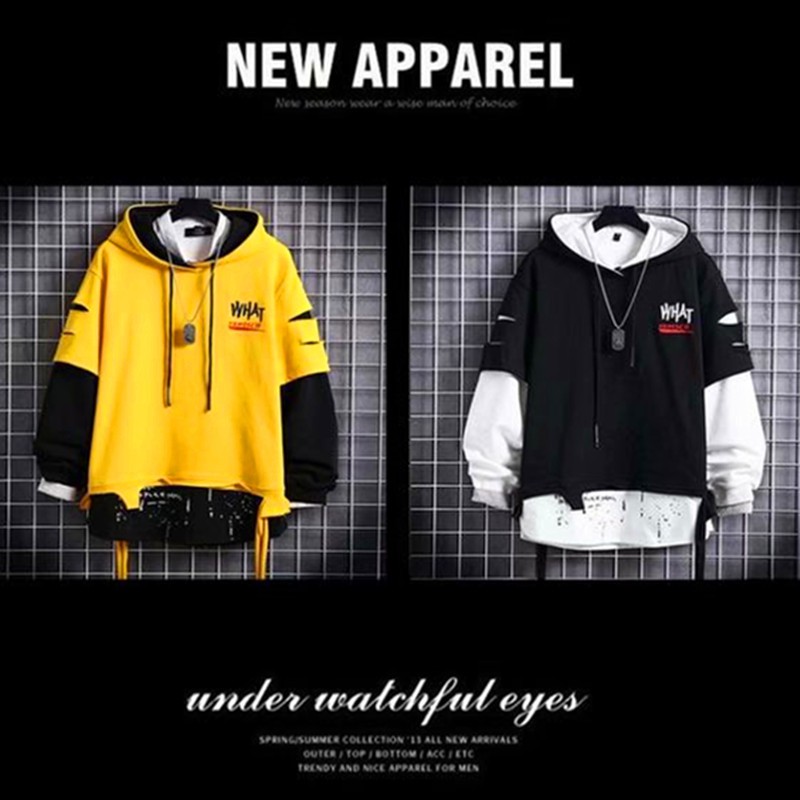 European-American style long-sleeve hoodie for men