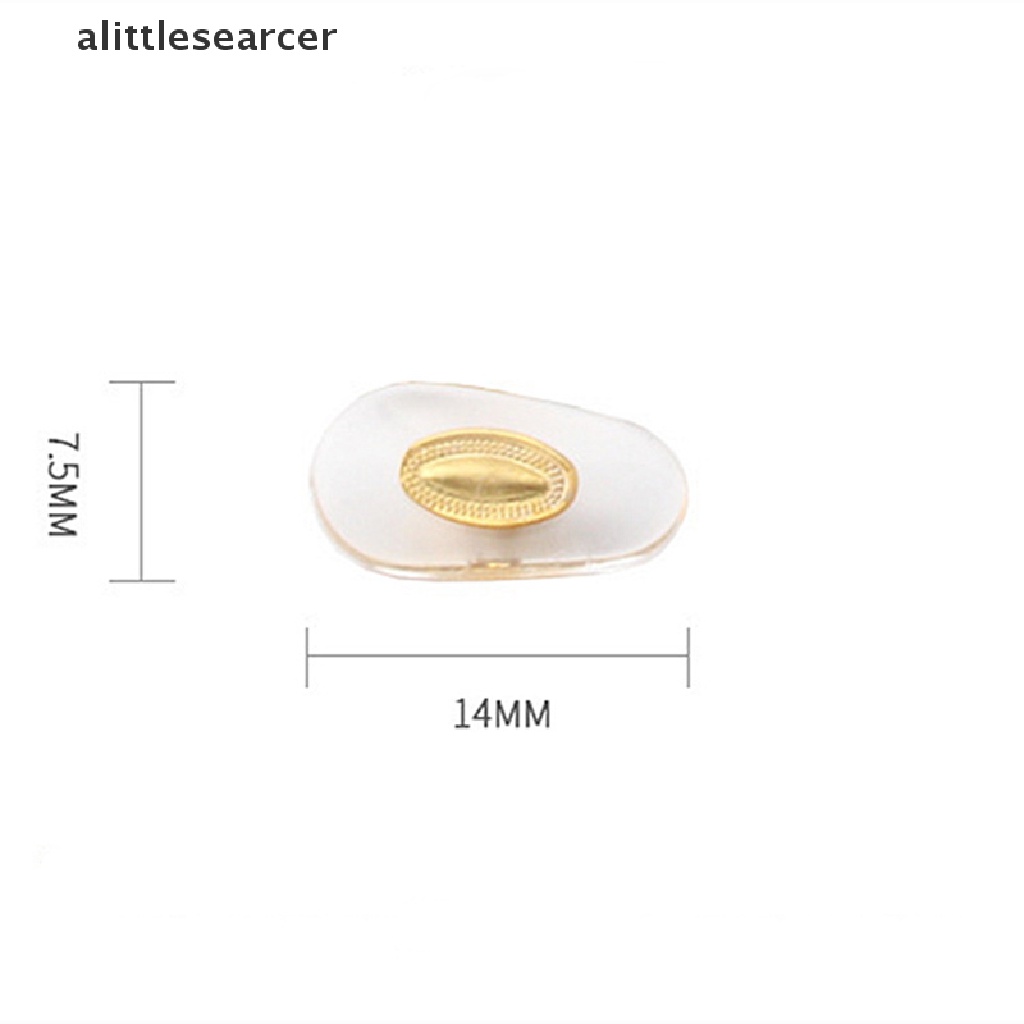 10 Miếng Đệm Mũi Cho Mắt Kính Chất Liệu Silicone