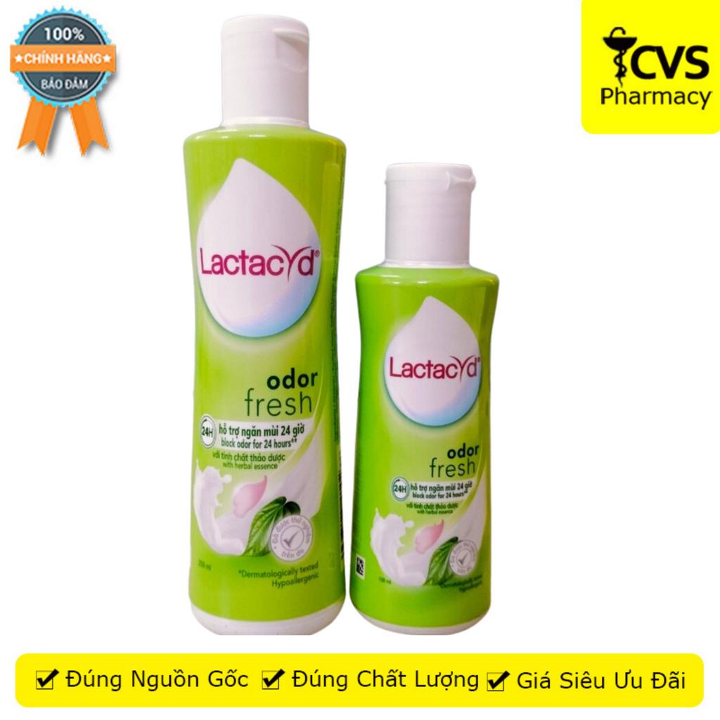 Dung Dịch Vệ Sinh Phụ Nữ Lactacyd Odor Fresh Lá Trầu Không &amp; Nước Hoa Hồng - Chai 150 &amp; 250 ml -CVS Pharmacy