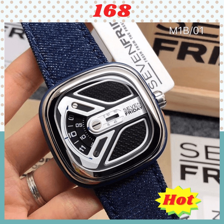Đồng hồ nam, [SF-M1B-01}, Auttomatic, mặt vuông 47mm, Phiên bản cao cấp, bảo hành 24 tháng - donghokinhmat168