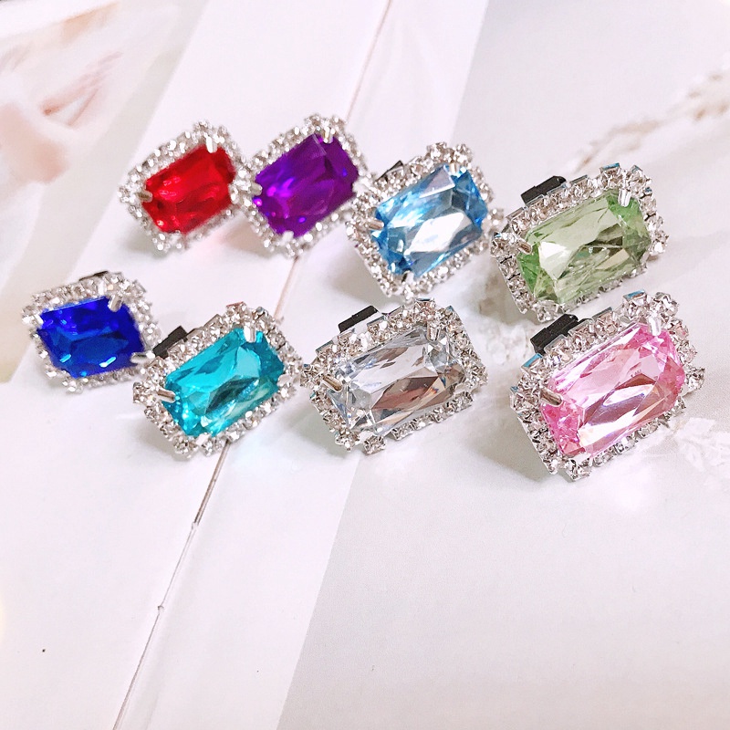 1 Phụ Kiện Trang Trí Dây Giày Đính Đá Sáng Lấp Lánh Xinh Xắn