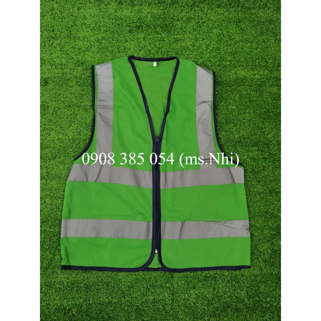 Áo vải lưới kết hợp phản quang poly siêu thoáng mát- 4 màu lựa chọn