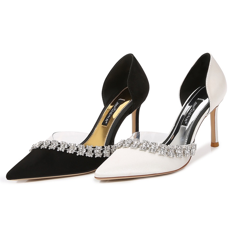 Giày cao gót viền đá siêu xinh POCI 220