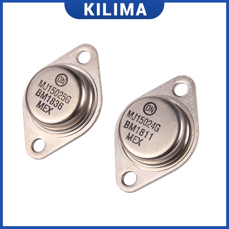 2 Cặp Đệm Âm Thanh Hifi MJ15024 MJ15025 MJ15024G MJ15025G 500V 16A 240W