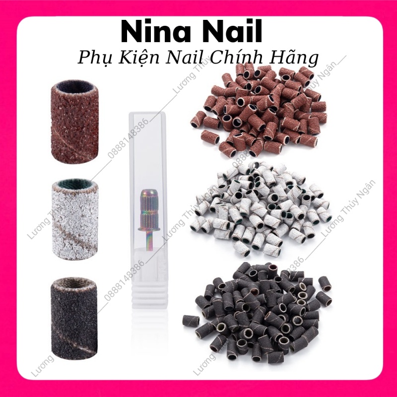 Hộp Ống Giấy Nhám &amp; Lõi Lắp Nhám Lắp Máy Mài Móng Tay Móng Chân