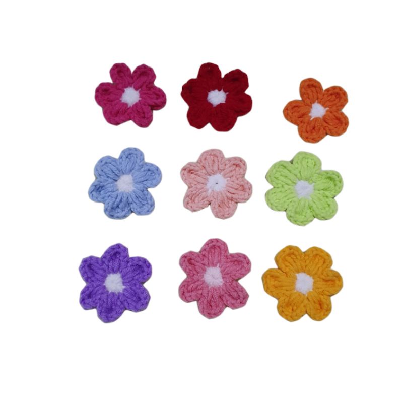 GHIM CÀI, PIN CÀI ÁO, BALO HÌNH HOA LEN HANDMADE DỄ THƯƠNG