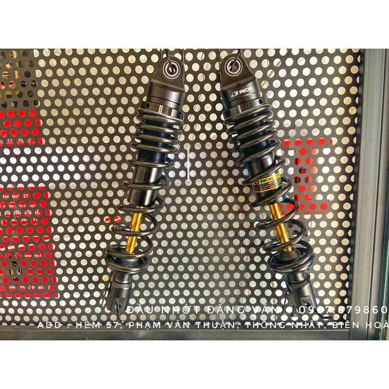 Phuộc Racing Boy Honda Airblade, PCX cũ dòng C Seri Đen Ty Vàng