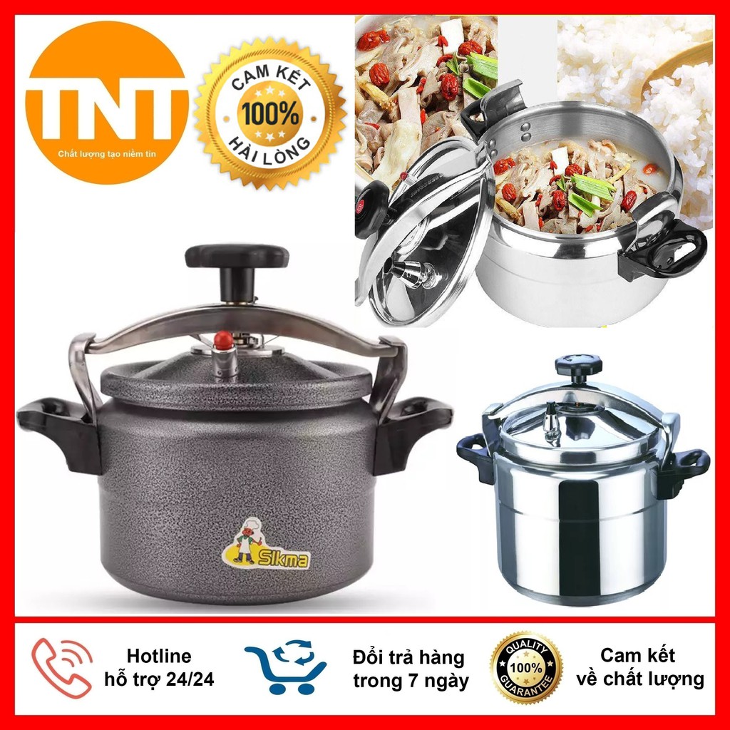 Nồi Áp Suất Đa Năng Dung Tích 4 Lít, 5 Lít và 7 Lít, Sử Dụng Được Bếp Từ, Bếp Ga, Bếp Hồng Ngoại