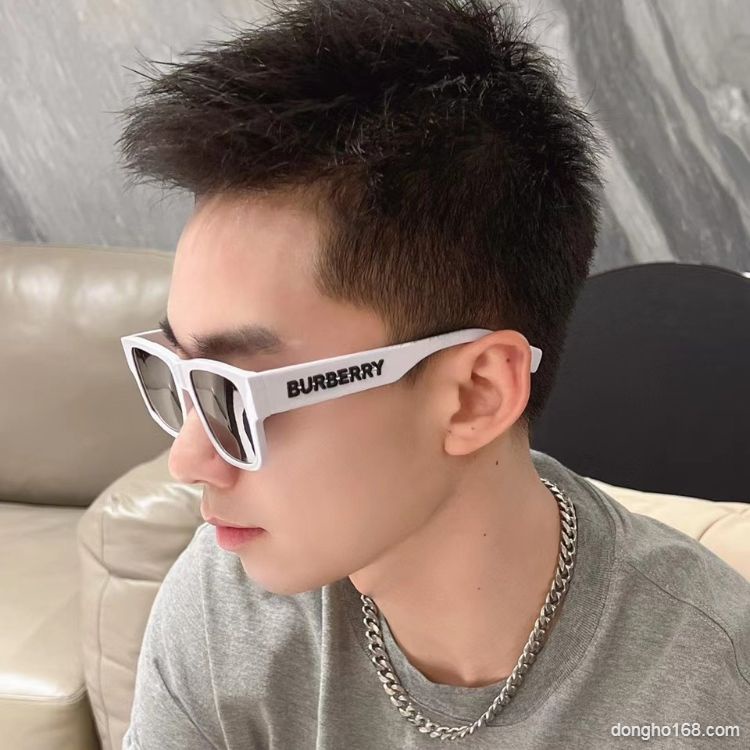 Kính Thời Trang Nam Nữ B.urberry, Mắt vuông, Chống nắng, Chống UV400, bảo hành 12 tháng - donghokinhmat168
