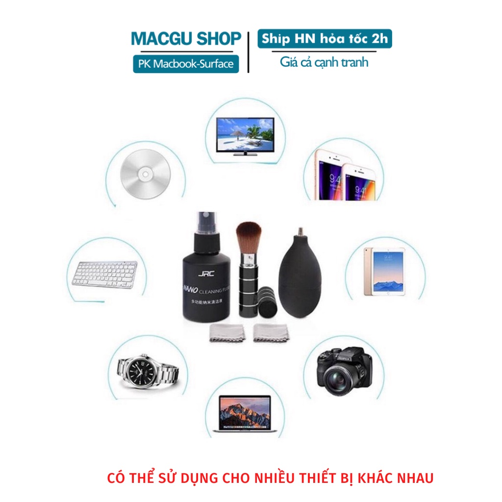 Bộ Vệ Sinh Macbook/Laptop/Surface Cao Cấp JRC. Vệ sinh máy ảnh, lens, ống kính