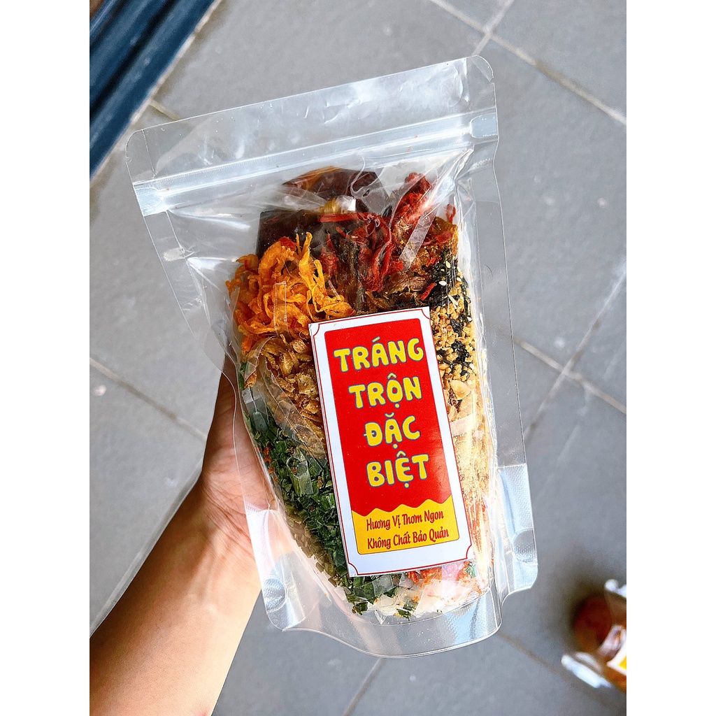 Bánh tráng trộn siêu topping mix 9 vị Bánh tráng sợi trộn nước sốt bò cay siêu ngon độc quyền Snack Cô Tấm