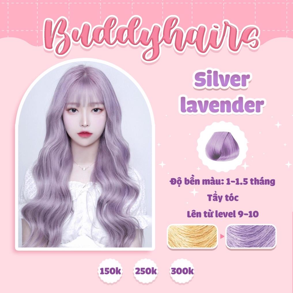 Thuốc nhuộm tóc Silver Lavender / Tím khói