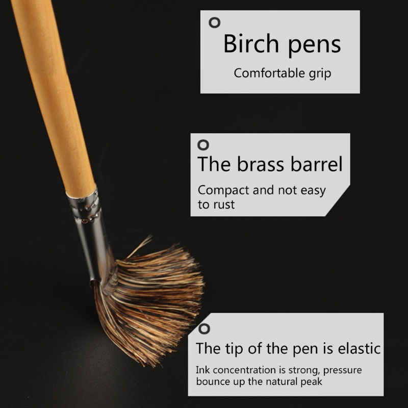 Bộ 6 Cọ Vẽ Tranh Chuyên Nghiệp Cho Người Mới Bắt Đầu