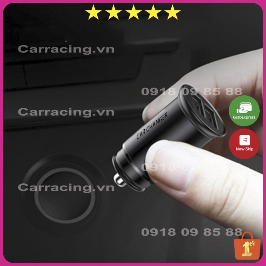 Tẩu Sạc Nhanh Ô Tô CARCHANGER  4.8 A 2 cổng USB CARRACING  Nội thất phụ kiện và cũng là đồ chơi ô tô , xe hơi | BigBuy360 - bigbuy360.vn