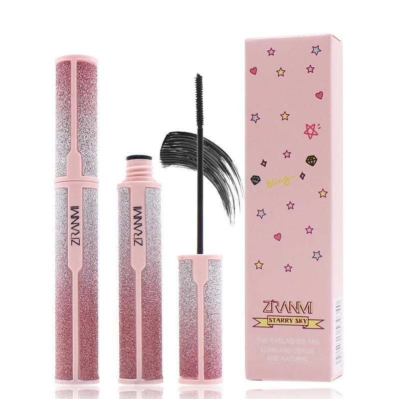 Mascara Đầu Cọ Nhỏ Chống Thấm Nước Và Mồ Hôi Không Nhòe Chuốt Dày Và Cong Mi Thiết Kế Vỏ Lấp Lánh