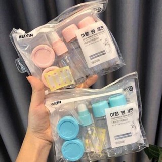 Chiết Mỹ phẩm du lịch 6 món túi zip như hình