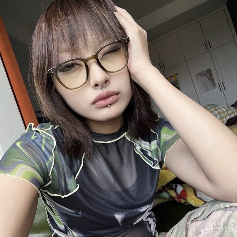 Kính giả cận, Gọng kính cận Jenni phien ban GM Jentle Garden 9018 UV400, chống ánh sáng xanh Jolie eyewear