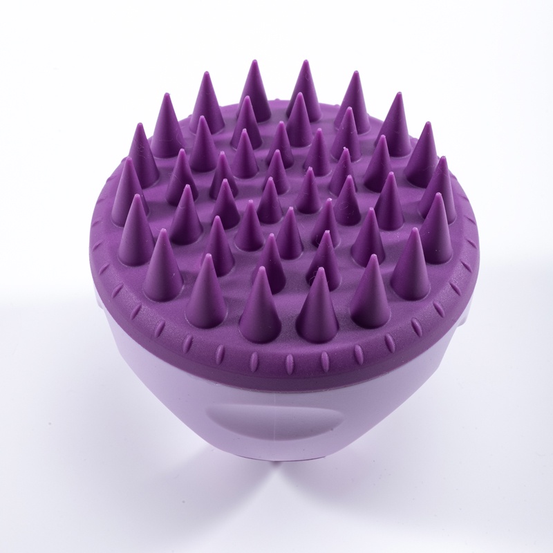 Lược gội đầu massage Life360 LE-LGD22 GIẢM GÀU, GIẢM RỤNG TÓC HIỆU QUẢ - Màu Tím - Hàng Chính Hãng