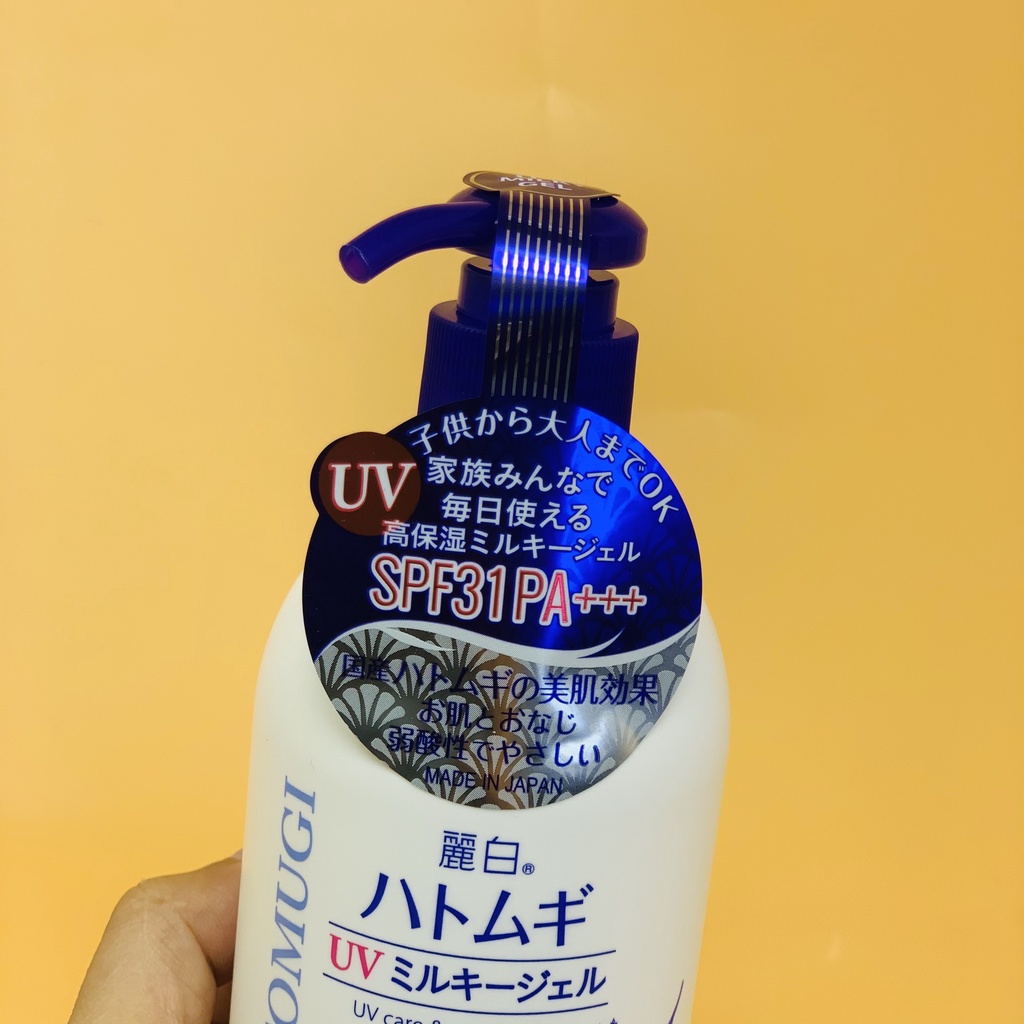 Sữa dưỡng thể Hatomugi SPF31 PA+++ 250ml dưỡng thể chống nắng trắng da - Tu22 Shop