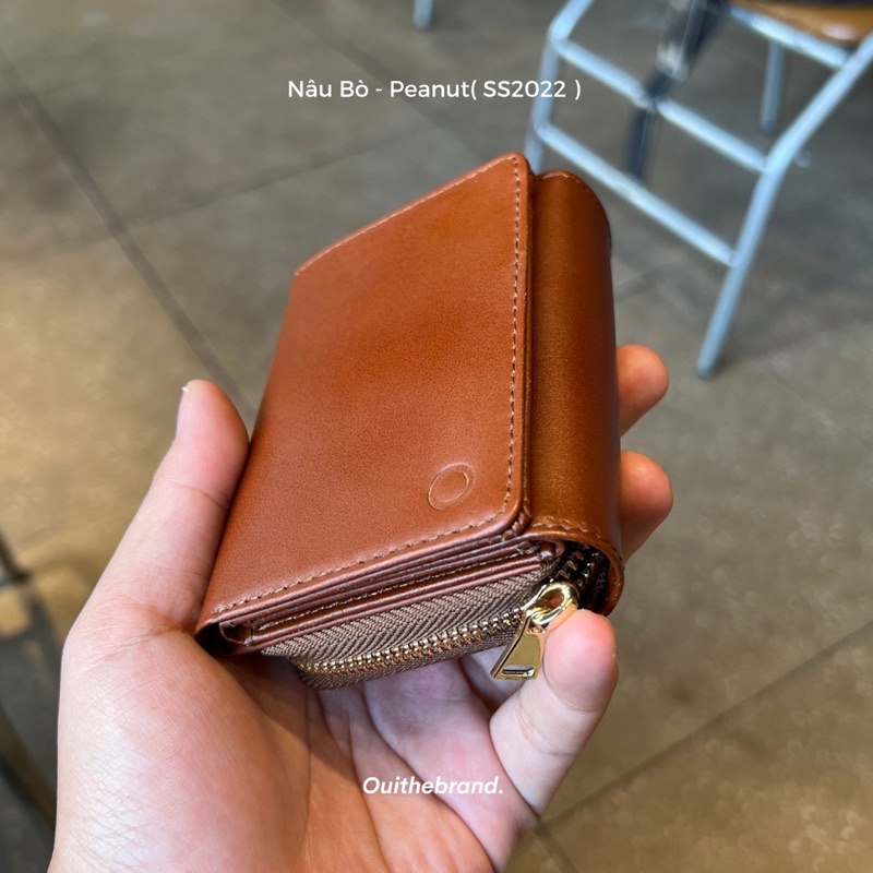 Ví Da Chiharu Wallet Cầm Tay Nhỏ Gọn Nhiều Màu Có Ngăn Dây Kéo - Thiết Kế Độc Quyền Bởi Ouithebrand.