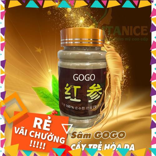Hồng Sâm GoGo Cấy Căng Bóng Sáng Trắng