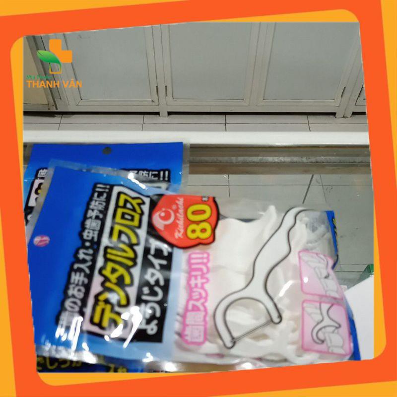 Tăm chỉ nha khoa xuất Nhật gói 80cây Cao cấp