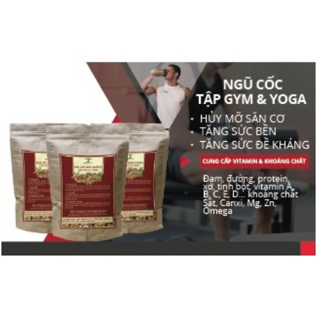 COMBO 2 BỊCH NGŨ CỐC TẬP GYM&YOGA QUEEN NATURE