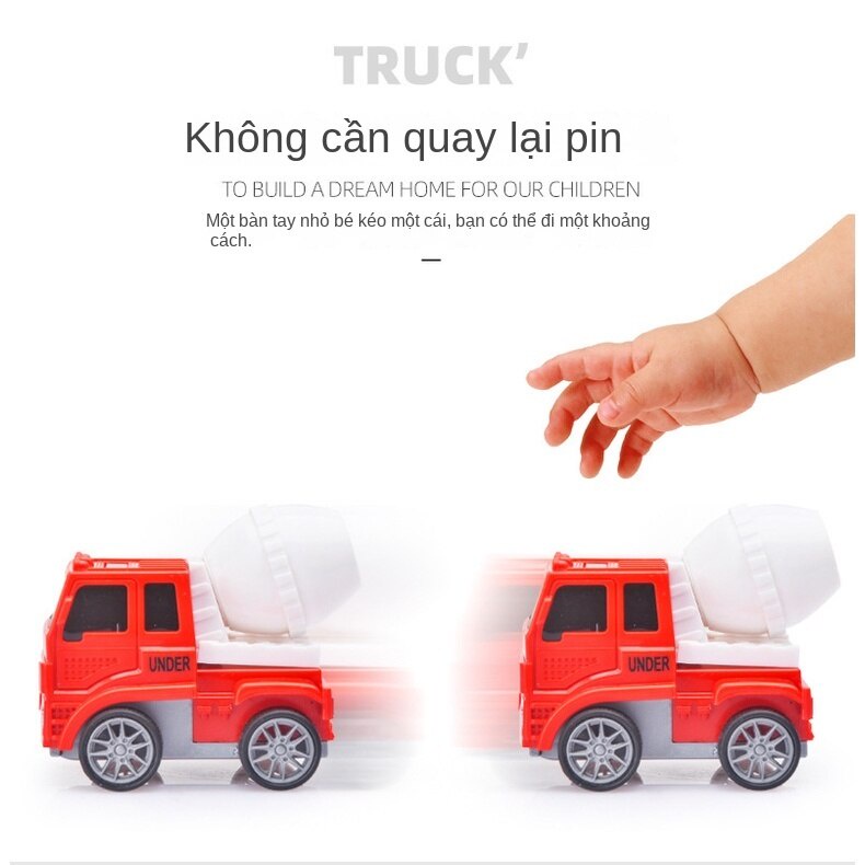 Bộ đồ chơi xe hơi hoạt hình BORAMMY Was623 cho bé trai