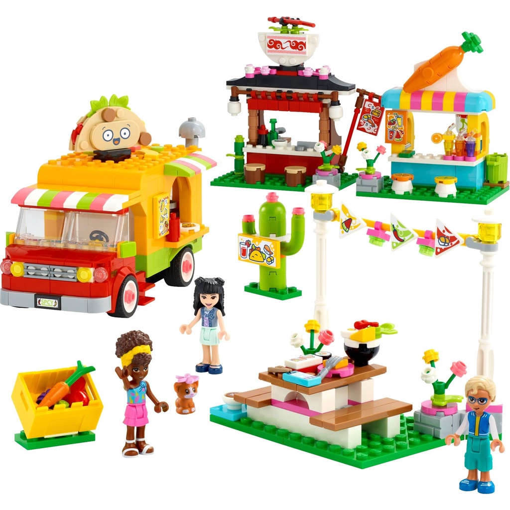 LEGO Friends 41701 Khu phố ẩm thực