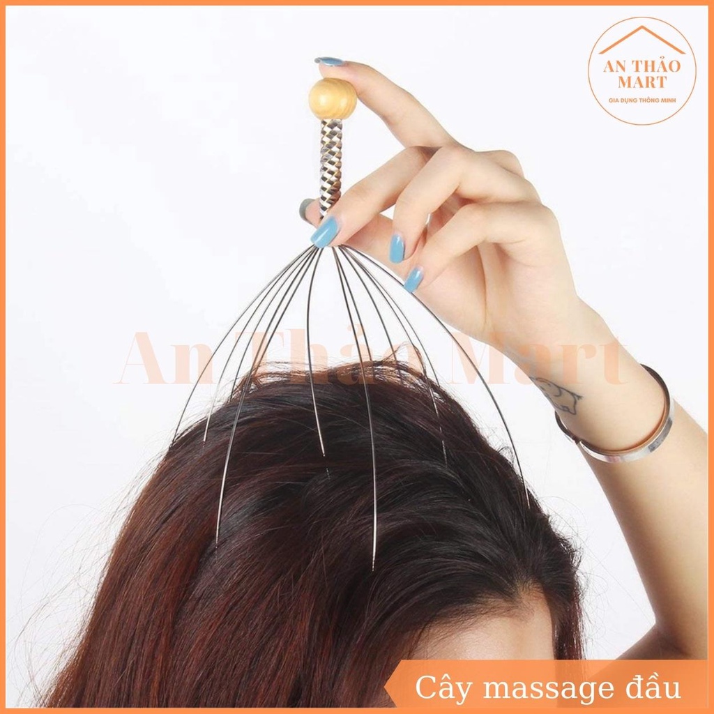 Cây Massage Đầu Thư Giãn, Gậy Massage Giúp Giảm Stress Căng Thẳng