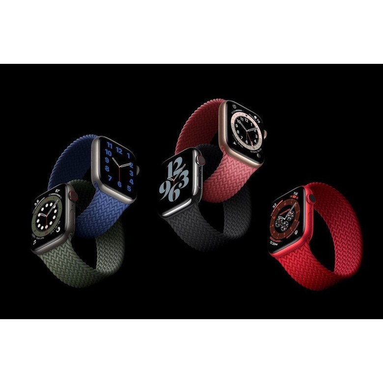 Dây đeo đồng hồ thông minh sợi nylon cho Apple Watch 6 iWatch Series 5 4 3 38mm 40mm 42mm 44mm bản sao tiêu chuẩn 1:1 t