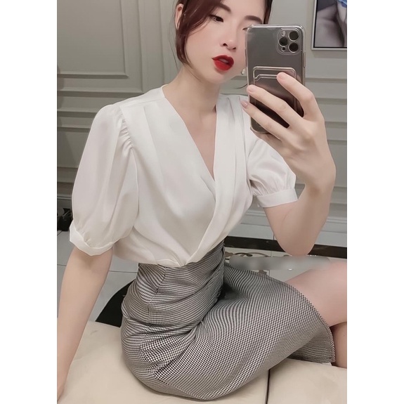Áo sơ mi lụa Zara