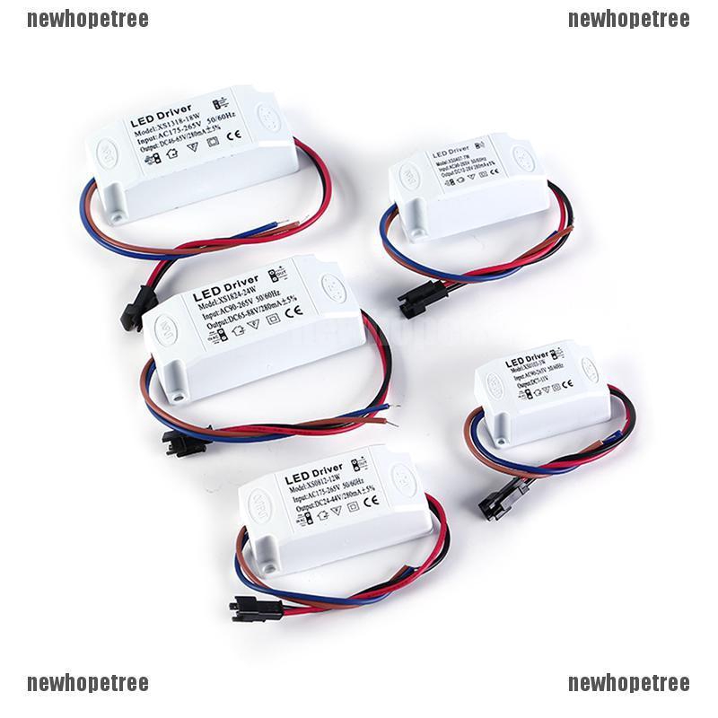 Bộ Chuyển Đổi Nguồn Điện 3W 7W 12W 18W 24W Cho Đèn LED