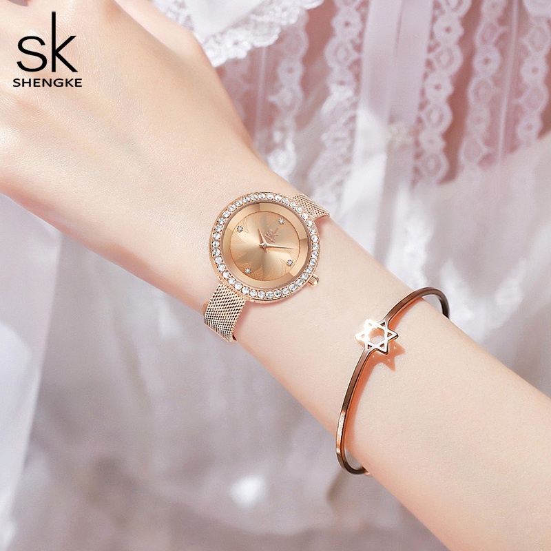 Đồng hồ SHENGKE K0169 chất lượng cao nhiều màu sắc dành cho nữ
