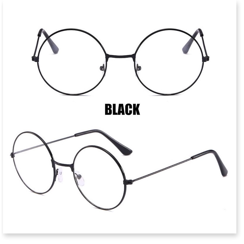 Kính mắt gọng tròn kim loại phong cách Harry Potter