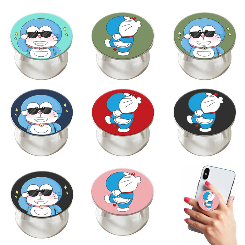 Giá Đỡ Điện Thoại Hình Doraemon Đáng Yêu Cho Portabler Grip PopSocket Stand Ring Holder For VIVO Y11 Y19 Y17 Y30