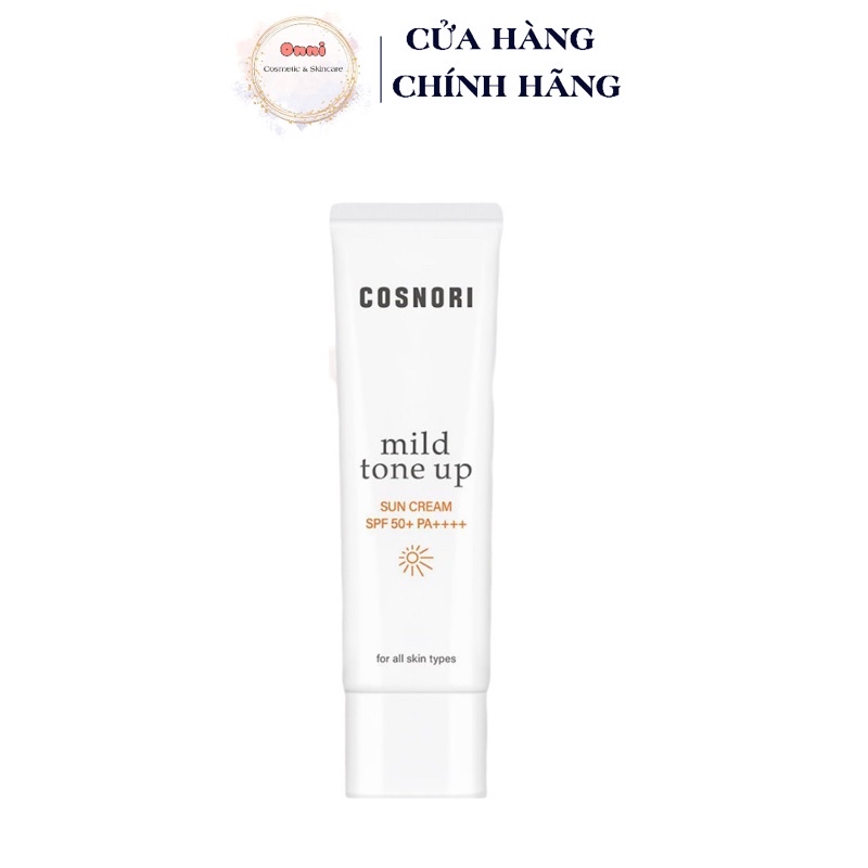 Kem chống nắng Cosnori  Mild Tone Up Suncream SPF 50+ PA++++ 50ml