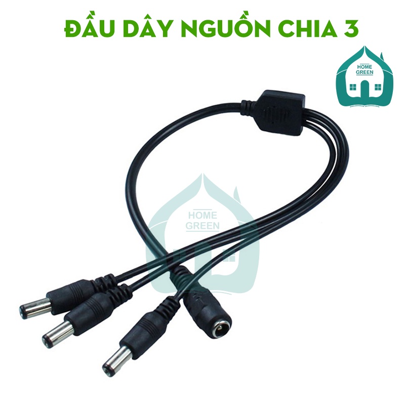 Dây chia nguồn DC từ 1 ra 2/3/4/5 đầu 5.5x2.1mm