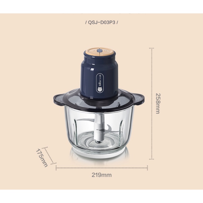 MÁY XAY TỰ ĐỘNG HÀNG CAO CẤP HÃNG NỘI ĐỊA TRUNG BEAR QSJ-D03P3