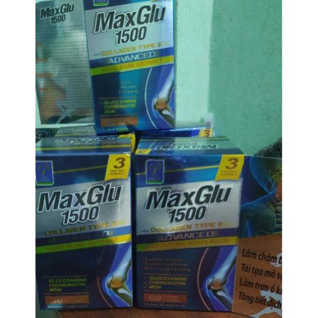 MaxGlu 1500 hỗ trợ xương khớp (hộp 60 viên)