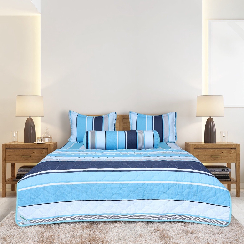 Bộ Chăn Ga Gối Cotton Hometex - Chăn Drap Gối Hometex - Sản Phẩm Của CTY May Thiên Hà