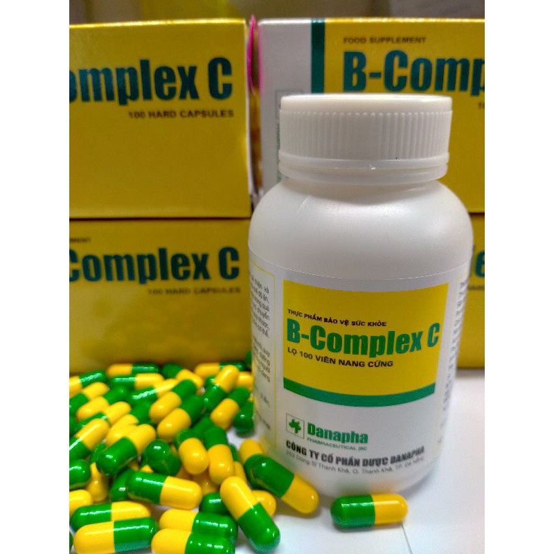B COMPLEX C Lọ 100 viên giúp tăng cường sức khỏe, nâng cao sức đề kháng cho cơ thể
