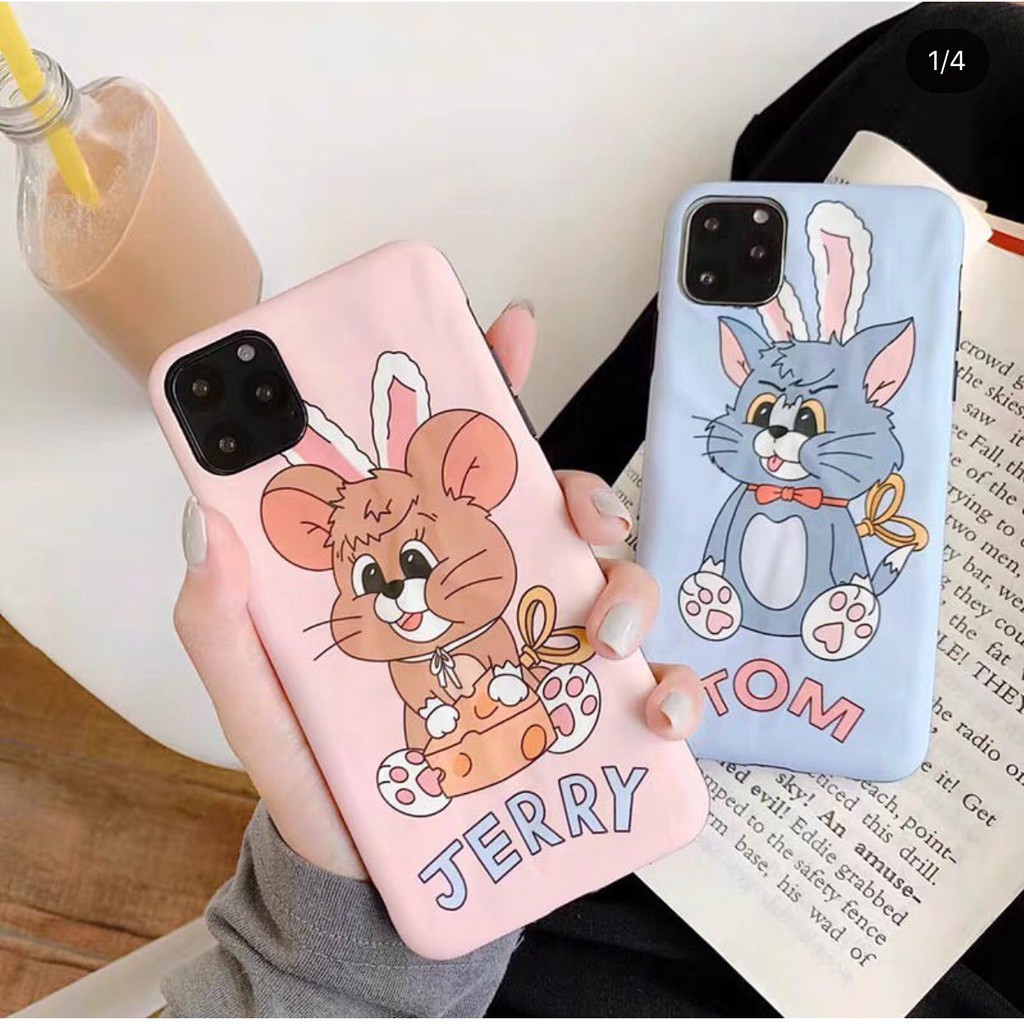 SIÊU CUTE  Ốp GẤU NÂU BROWN, THỎ TRẮNG CONY vân gợn nổi iPHONE 6 / 6s / plus / 7 / 8 / 7+/8+ / 11 / pro / max